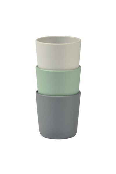 Beaba Set 3 pahare silicon Sage Green