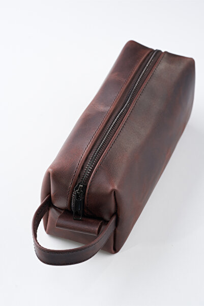 CGN Leather Dopp Kit Çanta Hakiki Deri