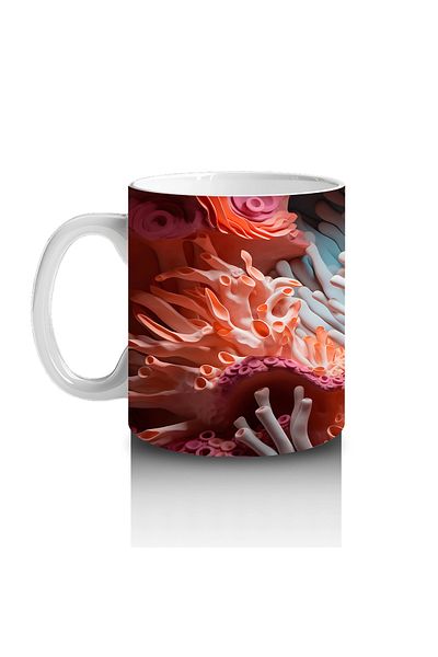 Luluyen Clownfish Floating among Corals – Printed Coffee Mug