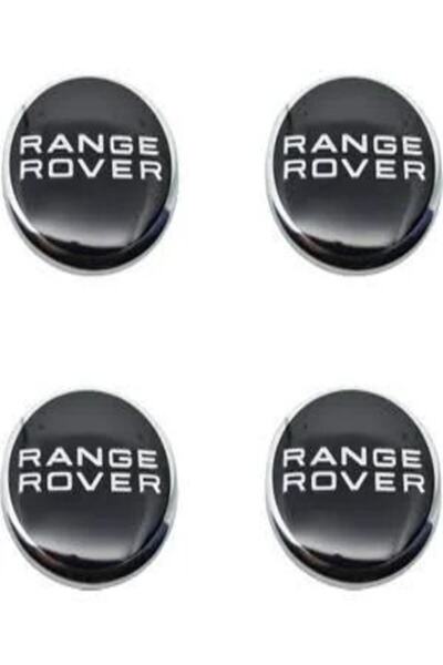 İKTUNING RANGE ROVER LOGOLU ALÜMİNYUM MALZEME 56 MM 4 ADET JANT GÖBEK STICKER