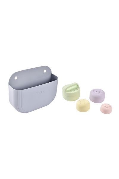 Beaba Silicone basket with Pebble bath toys