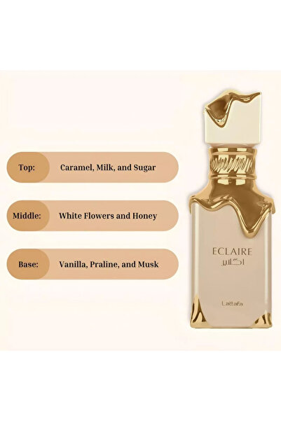 lattafa Eclaire Perfume, Lattafa, eau de parfum 100 ml, γυναίκες - εμπνευσμένο από το Bianco Latte του Giardini Di