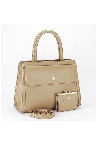 CHRİS BELLA Camel Premium bag with wallet CB2427-3 17