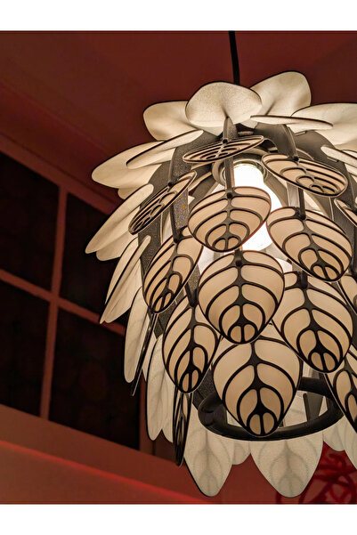 Rekatech Lotus Yaprak Desenli Modern Dekoratif Avize