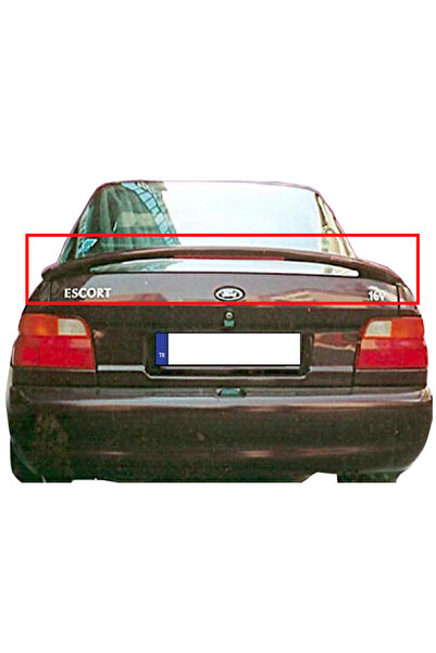 TÜRKSET ESCORT SEDAN IŞIKLI SPOİLER ((PARLAK SİYAH BOYALI))