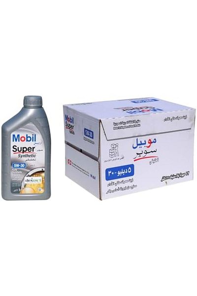 Mobil Full Synthetic Motor Oil by Mobil, 12×1 Liter - 5W-30