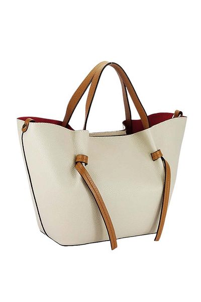 SOFILINE Beige genuine leather bag with removable pouch 1782 132
