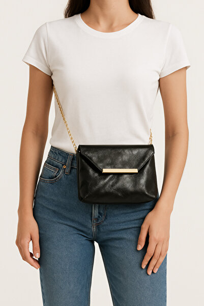 Satuna Geantă de umăr și crossbody pentru femei cu curea cu lanț – aspect din...