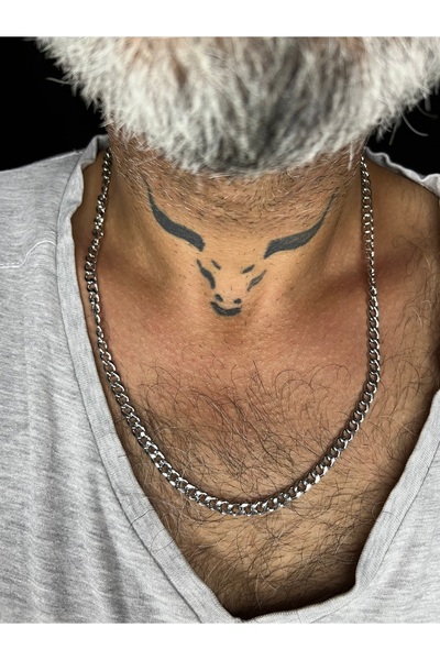 Mos Tespih قلادة ملتوية متوسطة الحجم من الفولاذ للرجال