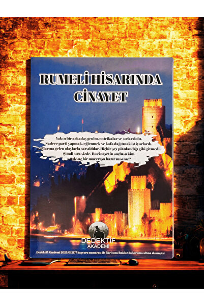 Shuttle Park Detective Box Game Rumeli Castle Murder Find the Killer Fun Mysterious Immersive to Police