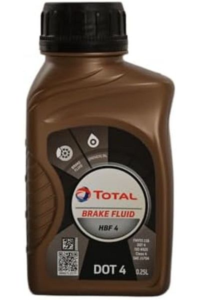 TOTAL Totalina Brake Fluid DOT 4, 1 kg, High-Performance Formula, Corrosion Prevention