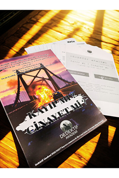 Shuttle Park Detective Box Game Lost&Crime Find the Killer Solve the Story Fun Mysterious Immersive for Police