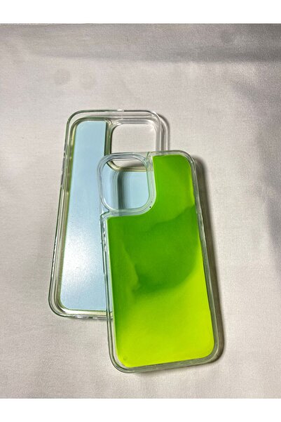 Store iPhone 16 Uyumlu Neon Kılıf Karanlıkta Parlayan