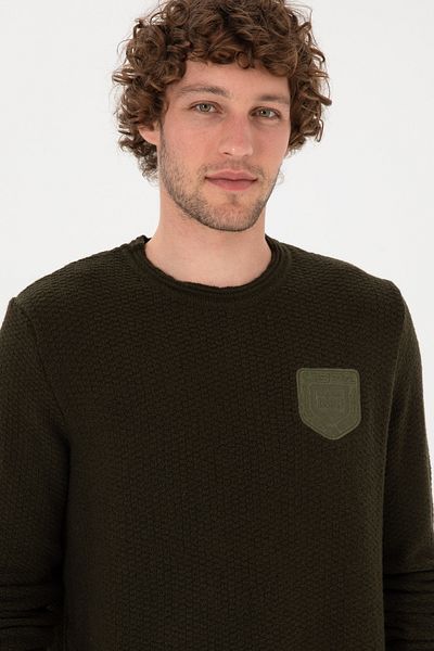 U.S. Polo Assn. Men's Khaki Sweater 50270998-Vr027