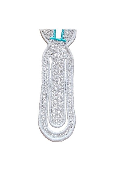 ARIALE Embroidered Bookmark Letter D