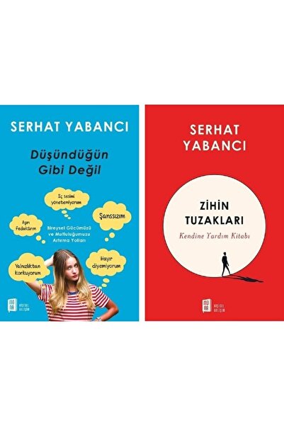 Karma Kitaplar Zihin Tuzakları - Kendine Yardım Kitabı + Düşündüğün Gibi Deği...