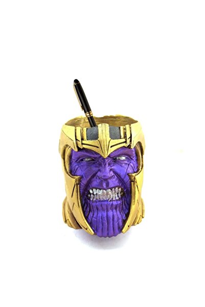 Kuzey Tacı Suport pentru stilou Thanos din poliester cu figură de supererou Decor pentru birou acasă