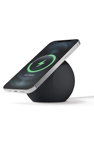 SYN Stand/Base/Holder for MAGSAFE Charging Silicone Black