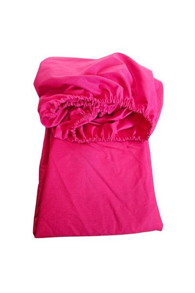 ARIALE Etern Lux Bed Sheet with Elastic - 90 x 200 cm - Cyclamen Pink