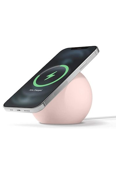 SYN Stand/Base/Holder for MAGSAFE Charging Silicone Pink