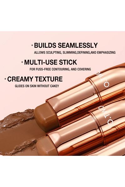 O.TWO.O Cosmetics Highlight & Contour Stick – Conceal · Sculpt · Illuminate