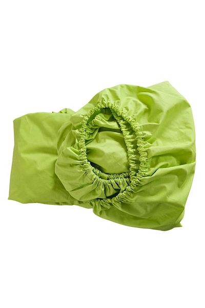 ARIALE Cearceaf de pat cu elastic Green Bliss Ariale, bumbac ranforce, 160 X 200 X 25 cm, Verde