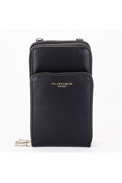 Flora&Co Paris Portofel și husă de telefon negre 6019 07