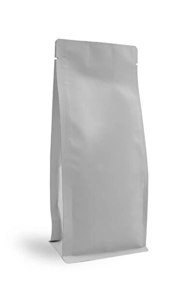 Kraft 1000 g Matte White Flatbattom Without Lock (50 Units)