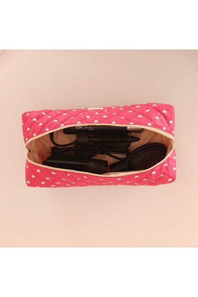 TALL WAY Heart Pattern XL Size for All Your Hair Styler - Travel Case