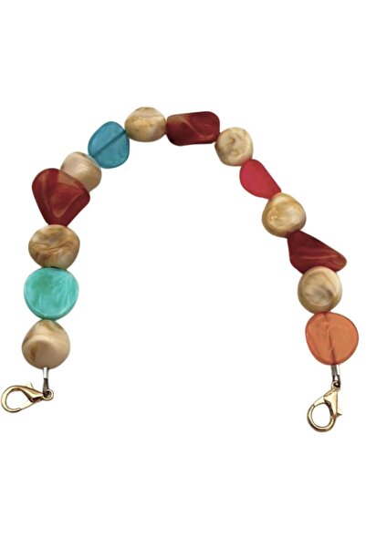 angel çanta aksesuar Angel Bag Accessory 40 cm Colorful Beaded Bag Handle with Hook