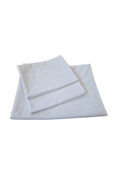 ARIALE Lenjerie Jaquard 2 persoane, ARIALE, 3 piese, Alb