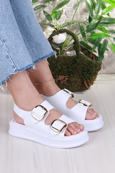 fort 3509 Sandale de damă Ceyn Anatomical confortabile cu două catarame