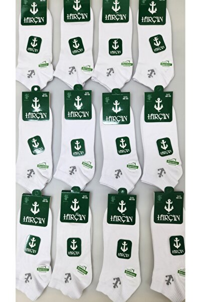 hırçın 12 ÇİFT DİKİŞSİZ BAMBU ERKEK PATİK