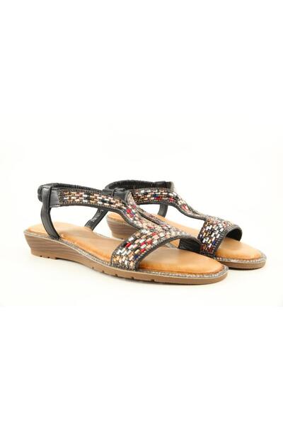 Guja 25Y187-3 Orthopedic Black Women's Sandals