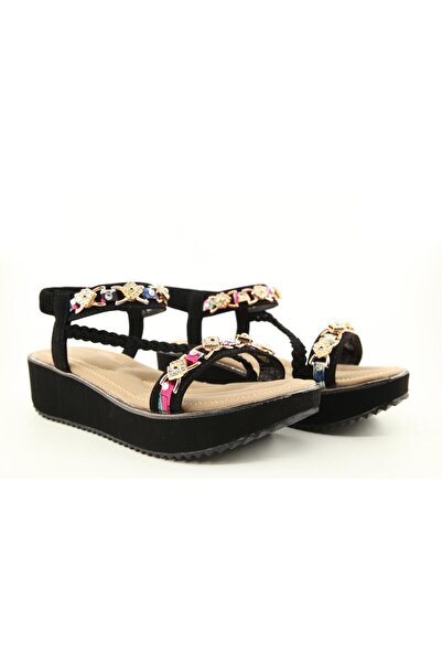 Guja 25Y121-4 Orthopedic Black Women's Sandals