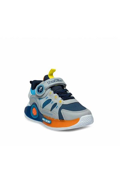 Trend Adımlar Gray Boy's Ultra Light Half Throat Sneaker