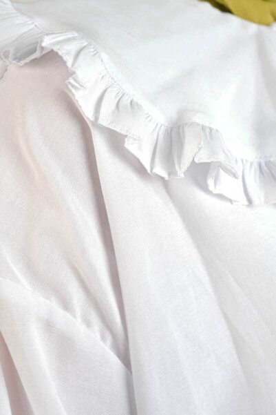 MODA στρογγυλός γιακάς Πουκάμισο με λεπτομέρεια φιόγκου