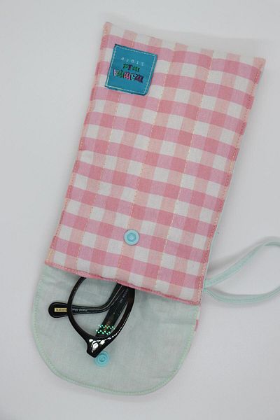 Mamma Mia Home Pink Pöti 3 Glasses Bag Glasses Case Phone Case