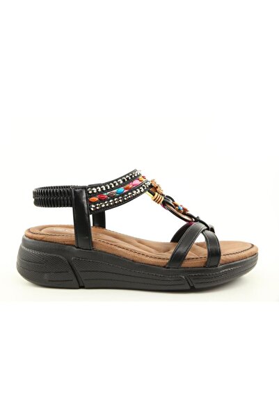Guja 25Y154-3 Orthopedic Black Women's Sandals