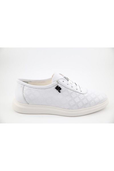 MARCOMEN 21202 Genuine Leather White Men's Casual Shoes