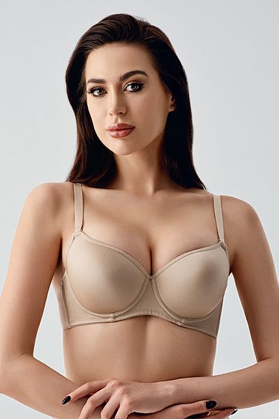 NEWBRA LINGERIE Γυναικείο Σουτιέν χωρίς υποστήριξη B Cup Big Size, 337900