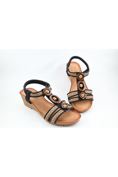 Guja 25Y145-4 Orthopedic Black Women's Sandals