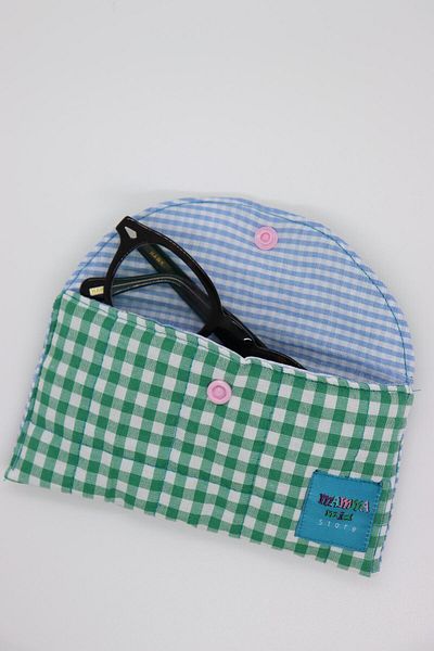 Mamma Mia Home Green Petite Glasses Bag Glasses Case Phone Case
