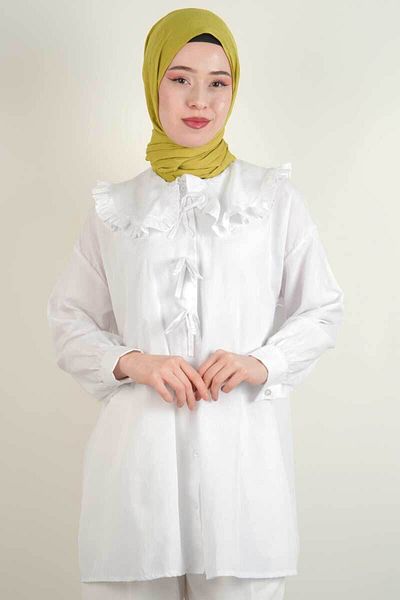 MODA Baby Collar Bow Detailed Shirt