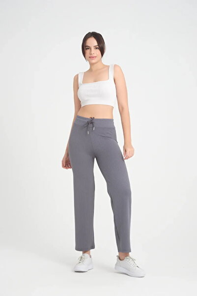 VOGSİNG GENİŞ FİTİLLİ BOL PAÇA TAYT BÜYÜK BEDEN