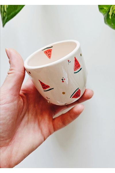 WEBBMODA Handmade Watermelon Cup