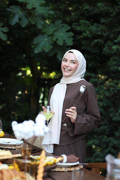 Şalland Natural Cotton Shawl Ivory