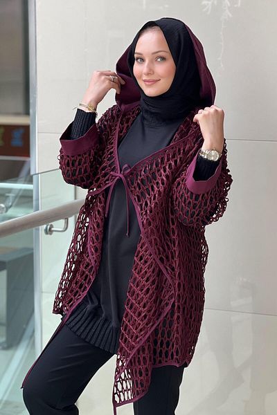 Ghisa Hooded Mesh Jacket