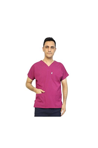 nutrix زي موحد للرجال من Vişne بأكمام طويلة من الليكرا الناعمة بأكمام طويلة ل...