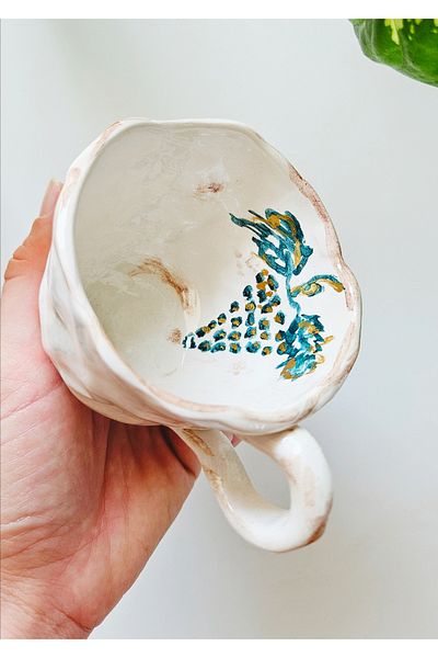 WEBBMODA Handmade Vintage Grapevine Cup